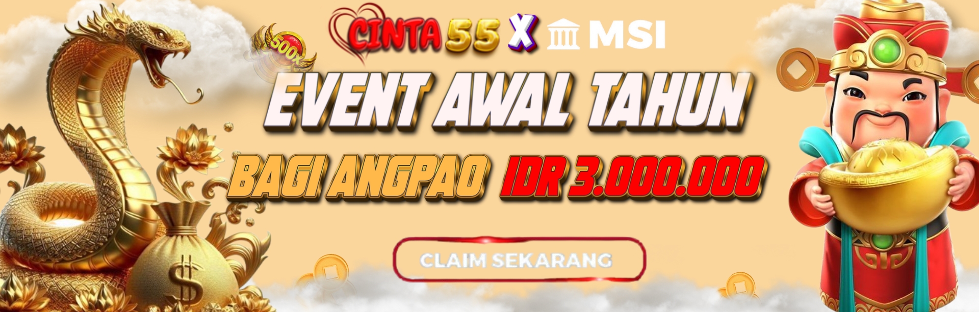 EVENT AWAL TAHUN MSI BAGI ANGPAO 3.000.000