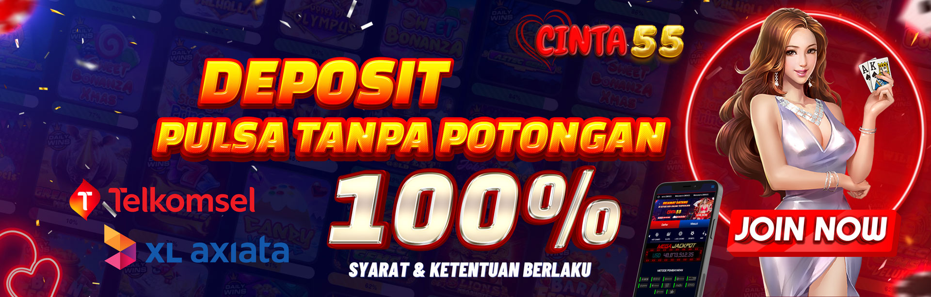 Promo Deposit Pulsa Tanpa Potongan