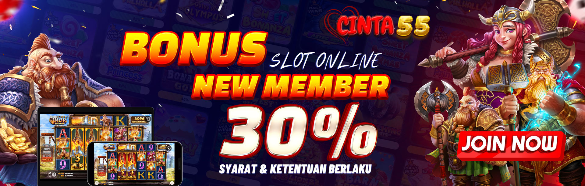 Bonus New Member 30%