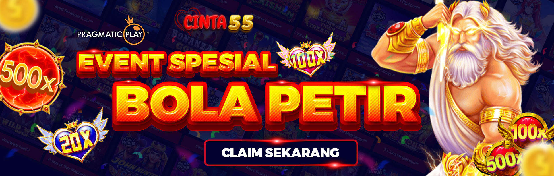 EVENT BONUS PETIR CINTA55