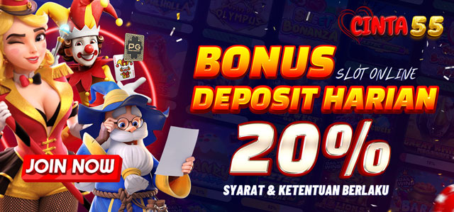 Bonus Deposit Harian 20%